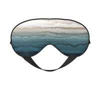 Ultra Soft Sleep Within The Tides Print Eye Mask Light Blocking for Deep Sleep Travel Home Use