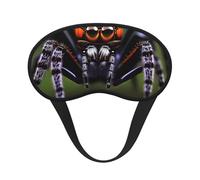 Ultra Soft Tropical Rainforest Spiders Blackout Sleep Mask-Adjustable Headband, Zero Light Leak, Perfect for Travel, Shift Work, Meditation