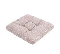 Ultra Soft Warm Floor Cushion 50x50cm, Soft Thicken Seat Pads Cushion, Thickened Fabric Dining Chair Cushion, Reversible, Machine Washable, for Office, Chair, Car Seat, Dining