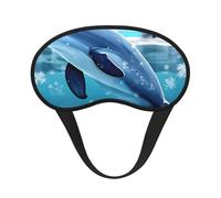 Ultra Soft Winter The Dolphin Blackout Sleep Mask-Adjustable Headband, Zero Light Leak, Perfect for Travel, Shift Work, Meditation