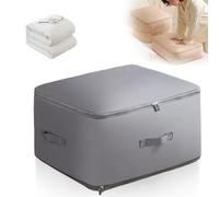 Ultra Space Saving Self Compression Organizer, 2025 New Quilt and Clothing Self Compression Organizer, Vacuum Sealed Duvet Storage Bag, Leaving More Space for Your Wardrobe (grey, L)