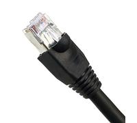 Ultra Spec Cables 175FT (54M) Cat5e Direct Burial Waterproof RJ45 Network RJ45 Patch Cable CMXT Fully Tested Connectors Installed! - Black with Black Boot
