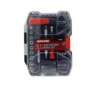 Ultra Steel 61PC T-Bar Ratchet Driver Set, Quick Change, Flexible Tube