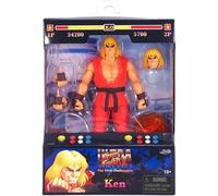 Jada KEN MASTERS STREET FIGHTER 6" DELUXE COLLECTOR ACTION FIGURE, Toys for Kids and Adults