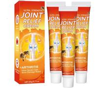 Ultra Strength Joint Relief Cream, Pain Relieving Gel, BeeVenoms Joints and Bone Therapy Advanced Creams, 20g Mullein Joints Relief Creams, for Back, Neck, Feet, Shoulde (3)