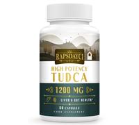Ultra Strength TUDCA (1200mg Per Serving), 60 Capsules - Tauroursodeoxycholic Acid, Liver Support Supplement, Enhances