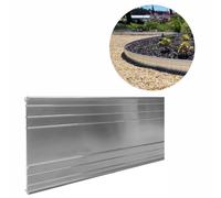 Ultra Strong aluminiumminum Lawn Edging 24cm x 100cm Garden Bed Border