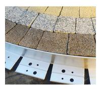 Ultra Strong aluminiumminum Lawn Edging 64mm x 100cm Garden Bed Border