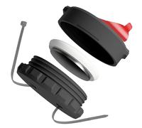 Ultra Strong Case Compatible with AirTag Gen. 1 & 2 Waterproof, Vibration & Shock Proof, Secure Attach for Hidden Tracking of Car, Bike, Truck, Motorcycle (BASIC (Adhesive, Zip-tied))