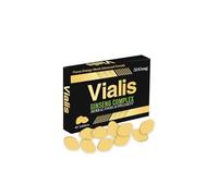 Ultra Strong VIALIS Gold New Formula | 500MG | Ginseng and Herbal Food Supplement for Men | The Most Effective| Natural | Powerful | and Fast Acting Food Supplement for Men | Pack of 10 Tablets.