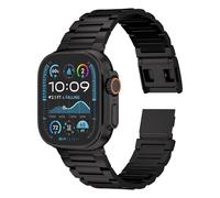 Grade 4 Titanium Band for Apple Watch Ultra 2 and Ultra 49mm (Magnetic Buckle - Black)