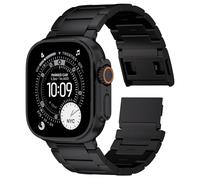 Ultra Supply Co. Titanium Apple Watch Ultra Band - Premium Titanium Watch Band 49mm - DLC Coating - Magnetic Clasp - Adjustable Metal Bands for Apple Watch Ultra 3, 2, 1-26mm Wide, Black Titanium
