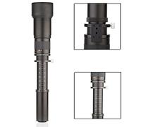 Ultra Telephoto Zoom Lens HUIOP 650-1300mm F8.0-16 Ultra Telephoto Zoom Lens with T-Mount for Canon DSLR Camera