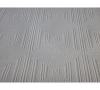 Livingwalls Wallpaper 6640-13 - White Embossed Textured Blown Vinyl Paintable 10.05 x 0.53 m