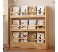 Ultra Thin 10 cm Space Saving Bookshelf for Living Room Narrow Tall Wooden Bookcase Behind Door (80 x 10 x 89 cm 31.4 x 3.9 x 35 in) Stylish Storage Solution