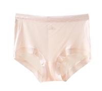 Ultra-Thin 100% Mulberry Silk Boyshorts Underwear Boxer Briefs Natural Silk Women Mid Waist Panties Daily Underpants