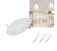 Ultra Thin 18W 9-Inch Recessed LED Ceiling Light 1080LM Canless Wafer Downlight Energy-Efficient Cool White Lighting Perfect for Offices & Home Living (5-Pack)