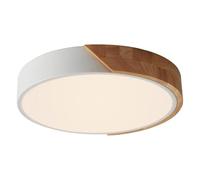 Ultra Thin 18W LED Ceiling Light - 5cm Slim Flush Mount Lamp, Modern 30/40/50/60cm Design, 3 Color Temperatures for Foyer, Hallway, Bedroom, Kitchen (Black)