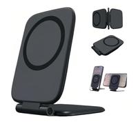 Ultra-Thin 270° Foldable Magnetic Car Phone Mount, Magnetic Mobile Phone Car Mount, Foldable & Adjustable Strong Magnet Stand, Universal Car Phone Magnet, Portable Cell Phone Holder for All Smartphone
