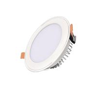 Ultra-Thin 3/5/7W/12W LED Recessed Downlight Modern White Round Aluminum Embedded Spotlight Commercial Energy Saving LED Ceiling Lamps Indoor Mall Exhibition Spot Lamp Fittings