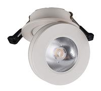 Ultra-Thin 5W 3000K Recessed LED Downlight - Waterproof Folding Spotlights for Bedroom, Hallway & Clothing Store, Stylish Wall-Mounted Ceiling Light Fixture