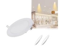 Ultra-Thin 9-Inch 18W Canless LED Recessed Ceiling Lights - 1080LM Cool White Wafer Downlights with Junction Box 5 Pack for Home Office Living Rooms & Hallways