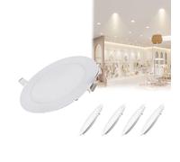 Ultra Thin 9" LED Recessed Ceiling Light - 18W 1080LM Cool White Wafer Downlight 5 Pack - Energy Efficient Canless Lighting for Home & Office Commercial Use