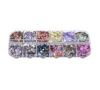 Ultra Thin Advanced Color Palette Nails Art Diy Sequins Useful