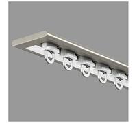 Ultra Thin Aluminum Ceiling Track System with Silent Roller 12.1FT/370CM Ideal for Room Dividers Stylish Champagne Finish Perfect for Home Décor and Space Management
