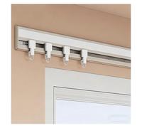 Ultra-Thin Aluminum Curtain Track for RVs Wall-Mounted Rail for Room Dividers Shower & Bay Windows 210cm/6.8ft (Champagne 2 x 105cm)