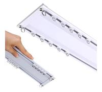 Ultra-thin Aluminum Curtain Tracks with Ceiling Silence Glide for Office and Home Room Divider