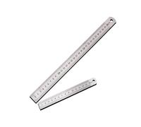 Ultra-Thin and Flexible Stainless Steel Ruler Set for Precision Measuring - Includes 12-Inch and 6-Inch Rulers, Corrosion-Resistant, for Engineering, Education, and Crafting