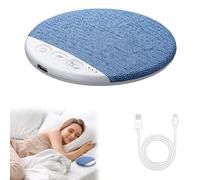 Ultra-Thin Bluetooth Pillow Speaker for Sleeping, Wireless Under-Pillow Bone Conduction Sleep Speaker with White Noise, Sleep Timer Long Battery Life, Quiet Audio for Side Sleepers Adults (Dark Blue)
