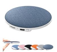 Ultra-Thin Bluetooth Pillow Speaker for Sleeping - Wireless Under Pillow Speaker with White Noise & Sleep Timer | Private Listening, Bone Conduction Technology, Ultra-Long Battery Life (Upgraded Blue)