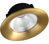 Ultra Thin Brass LED Downlight 5W/7W/9W/12WRound Recessed Light with Baffle Trim Warm White for Bathroom Kitchen Office Conference RoomEnergy Efficient Lighting