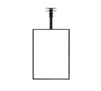 Ultra Thin Button Type LED Lightbox Luminous Display Screen Backlit Menu Board Suitable For Restaurants Cafes Billboards Sleek Modern Design(60x80cm)