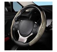 Ultra-thin Card Cover Auto Handle Protective Cover Type D Universal Wheel Protective Cover Steering Wheel Protector 36cm Carbon Steering Wheel Covers( Glossy-yellow)