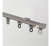 Ultra-Thin Ceiling Rail Aluminum Curtain Rod for Wall or Ceiling Mount Room Divider Track Adjustable 1m-6m (3.0m 2x1.5m) - Perfect for Home Décor and Space Optimization