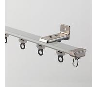 Ultra-Thin Ceiling Track Aluminum Curtain Rod for Wall or Ceiling Mount Room Divider 1m-6m Adjustable Length (3.6m: 3x1.2m) - Perfect for Modern Spaces