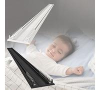 Ultra Thin Ceiling Track System - Adjustable 1-4M White/Black Double Curtain Rail with Hooks & Accessories for Living Room, Durable Aluminium, 2.7M/8.8Ft Length