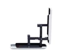 Ultra Thin Cell Phone Holder, W Shaped Folding, Adjustable Sticky Phone Stand, Aluminum Alloy Material, Universal Protable Vertical and Horizontal Stand (White)