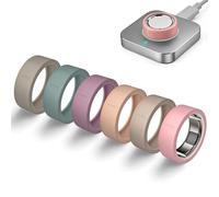 Ultra-Thin Covers Compatible with Oura Ring Gen 4/4 Ceramic/Oura Ring Gen 3 Cover, Anti-Scratch Silicone Smart Rings Accessories Protector for RingConn Gen 2/2 Air/ULTRAHUMAN for Women Men, 6 Pack