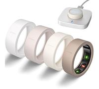 Ultra-Thin Covers Compatible with Oura Ring Gen 4/Oura Gen 3 Cover, Anti-Scratch Elastic Silicone Protector Case Smart Rings Accessories for ULTRAHUMAN Ring AIR/RingConn Gen 2/Air Women Men, 4 Pack