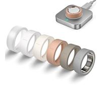 Ultra-Thin Covers Compatible with Oura Ring Gen 4/Oura Gen 3 Cover, Anti-Scratch Elastic Silicone Smart Rings Protector Case Accessories for ULTRAHUMAN Ring AIR/RingConn Gen 2 for Women Men, 6 Pack