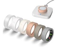 Ultra-Thin Covers for Oura Ring Gen 4/Oura Gen 3 Cover, Support Charging with Cover on, Anti-Scratch Elastic Silicone Smart Rings Protector Case Accessories for ULTRAHUMAN Ring AIR Women Men, 6 Pack