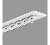 Ultra-Thin Curtain Track,Aluminium Ceiling Track For Curtains,Invisible Curtain Rail For Living Room,Bedroom,Room Divider,Easy Installation(Size:1.9m/6.2ft)