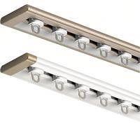 Ultra-Thin Curtain Track, Aluminium Ceiling Track For Curtains, Sliding Curtain Rail For Window Room Divider, Wall Divider Curtain, Rv Curtain Track