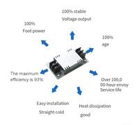 Ultra-Thin DC-DC Power Converter Regulator 24V to 12V Step Down Module 120W 10A, IP68 Waterproof & Over-/Overcurrent Protection