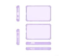 Ultra-Thin for tpu Case for Innioasis Y2 MP3 Player Clear Shockproof Silicone Cover for Innioasis Y2 with Lanyard for crystal Clear Protective Case for Innioasis Y2 for slim Fit Drop-Resistant(Purple)