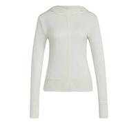 Ultra-Thin Hooded Sweatshirt Woman adidas Soft Lux Blanc 2XS